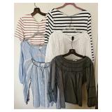 (6) GAP Tops Sz LG