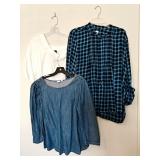(3) GAP Blouses Sz L/XL