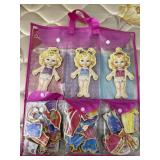 Triplets Magnetic Wooden Dress