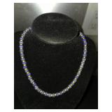 Blue & Gold Necklace & Bracelet