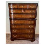 VTG Kindel Grand Rapids Baker Mahogany Bow Tall