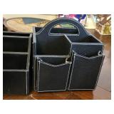 (4) PU Leather Desk Organizers