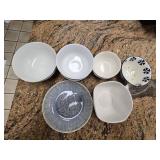 (9) Bowls Assorted Brands & Sizes