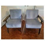 (2) Wide Arm Chairs