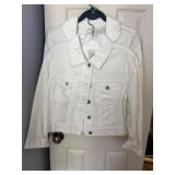 (2) Chicos White Jackets Sz 1
