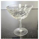 (10) Small Shallow Wine Glasses