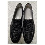 Genuine Crocodile Blk Shoes Sz 9