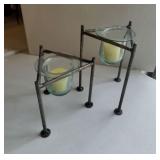 Set of Candles in Triangle Stands