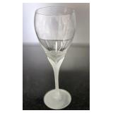 6 Vintage Mikasa ALEXANDRA White Frosted Stem