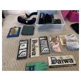 Golfing Accessories Including Gloves, Club C