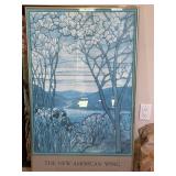 Framed "The New American Wing" 39ï¿½x24ï¿½