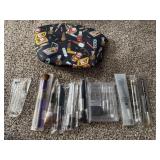 Makeup Bag With NEW Brushes & Lip Liners