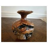 Aspen Burl Hollow Turning Vase