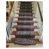 Long rug on stairs
