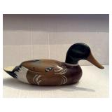 Wooden Mallard Duck Decoy Hand Painted