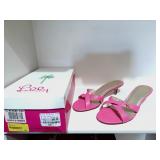 Lilly Pulitzer Pink Sandals Sz 7 w/Box