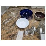(4) Bowls, Pie Plate & Lids