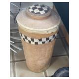 19" Unique Large Handmade Clay Vase