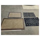 (4) Outdoor Rugs & Mats