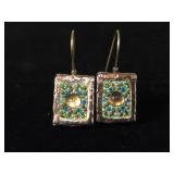 Sterling Silver Stone Earrings