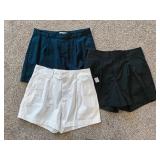 (3) GAP Pleated Shorts Sz 12
