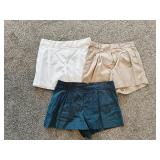 (3) GAP Pleated Shorts Sz 14 Some.NWT