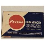 (9) Rds & (11) Shell Casings Box of Peters