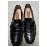 Mens 9.5M Mezlan Encina Black Alligator Leather