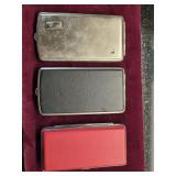 (3) Vintage Ciggarette Cases