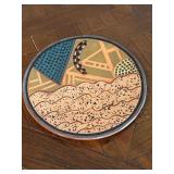 14" Egypt Desert Series Ceramic Plate Decor