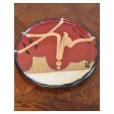 16"  VTG 1987 Breison Ceramic Decor Plate