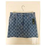 NWT Wild Fable Denim Mini Skirt Sz 14