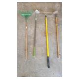 (2) Rakes & (20)  Hoes