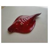 Red Ceramic Stingray