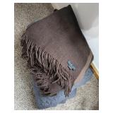 Cashmere Throw and Polyester Reversible Comforter