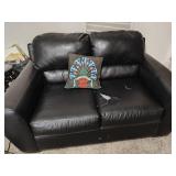 Leather Loveseat Couch 60x39