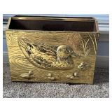 Vintage Brass Paper Holder Duck 11ï¿½x15ï¿½