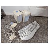 Speakers & Ergonomic Keyboard