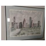 Steven Joseph Besselman Houston Skyline Print