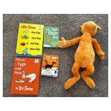 (4) Dr. Seuss Books & Plush Toy