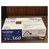 NIB Brother TN 360 HighYield Black Toner Cartridge