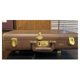 Vintage Presto Leather Briefcase 18.5"x 13"x 4"