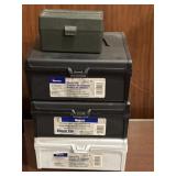 3 Check File Cases 9.5"x8.5" 4.5" & Case Card 50