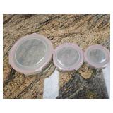 (3) Glass-n-Lock Containers