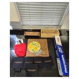 Cheese Board w/Knife, (5) New Koozies, Partial