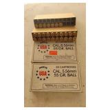 (27) Rds in (2) Boxes of Winchester USA 5.56mm