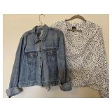 GAP Denim Jacket & Top Sz L/XL