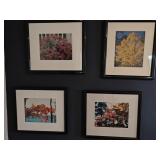 (4)Matted & Framed Nature Photos