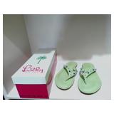 Lilly Pulitzer Green Sandals Sz 7.5