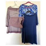 (1) Top, (2) Dresses, Shorts Sz M/L